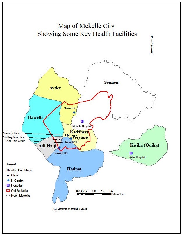 Mekelle City Satellite Map Mekelle Maps - Millennium Cities Initiative