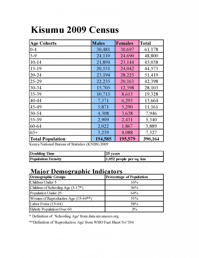 Kisumu Demo Analysis